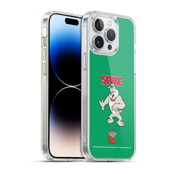 Tom and Jerry Characters Spike Soft Gel Case for Apple iPhone 14 Pro Max & MagSafe