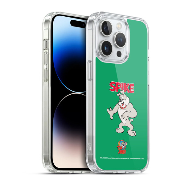 Tom and Jerry Characters Spike Soft Gel Case for Apple iPhone 14 Pro & MagSafe
