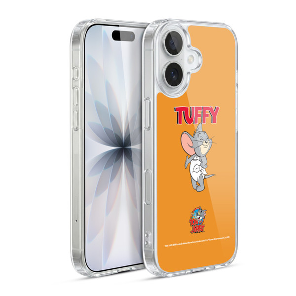 Tom and Jerry Characters Nibbles Soft Gel Case for Apple iPhone 17