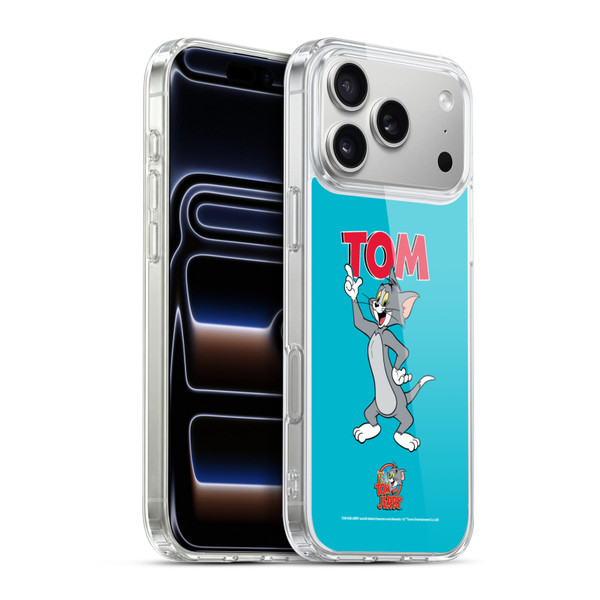 Tom and Jerry Characters Tom Soft Gel Case for Apple iPhone 17 Pro Max