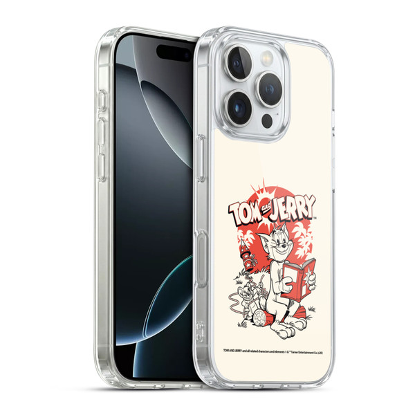Tom and Jerry Illustration Fireworks Prank Soft Gel Case for Apple iPhone 16 Pro & MagSafe