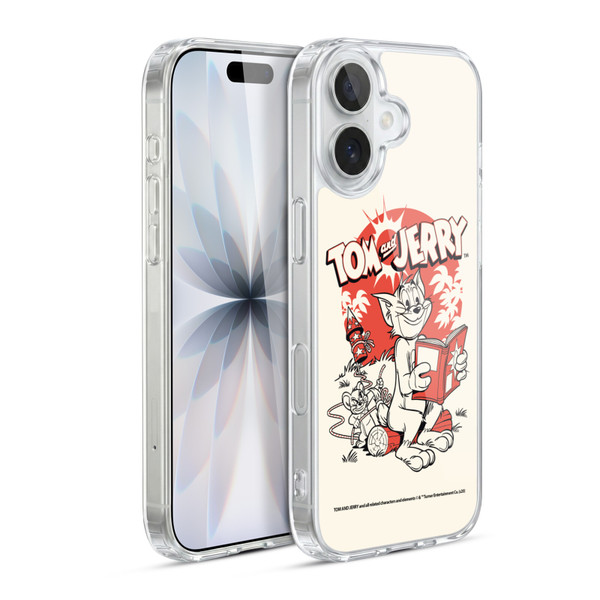 Tom and Jerry Illustration Fireworks Prank Soft Gel Case for Apple iPhone 17