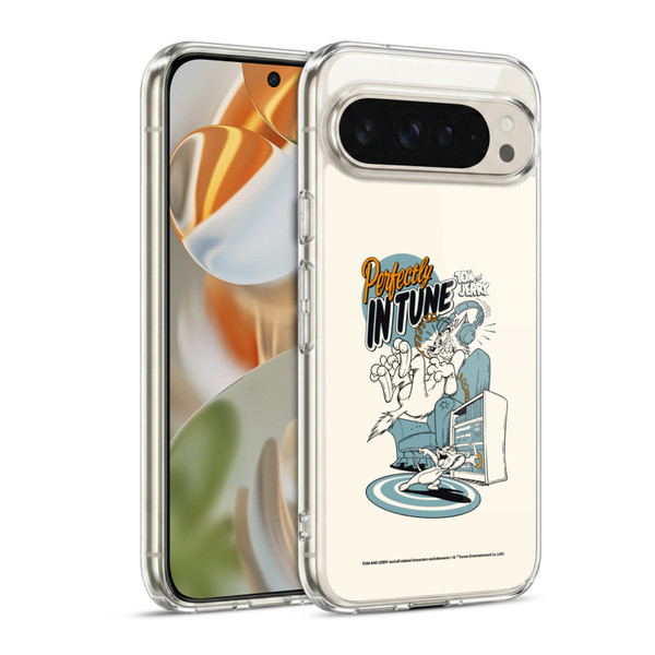 Tom and Jerry Illustration Perfectly In Tune Soft Gel Case for Google Pixel 9 / Pixel 9 Pro