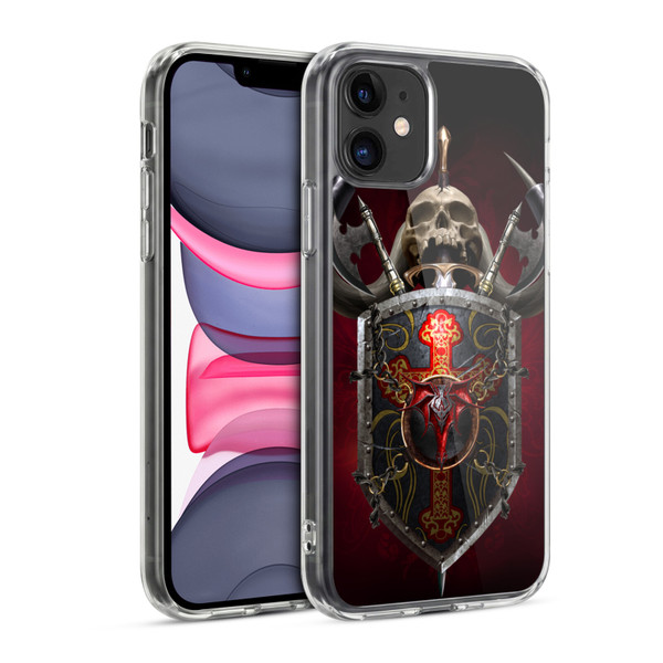 Tom Wood Fantasy Dragon Shield Soft Gel Case for Apple iPhone 11