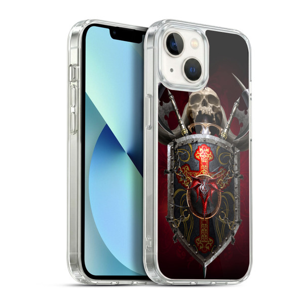 Tom Wood Fantasy Dragon Shield Soft Gel Case for Apple iPhone 13