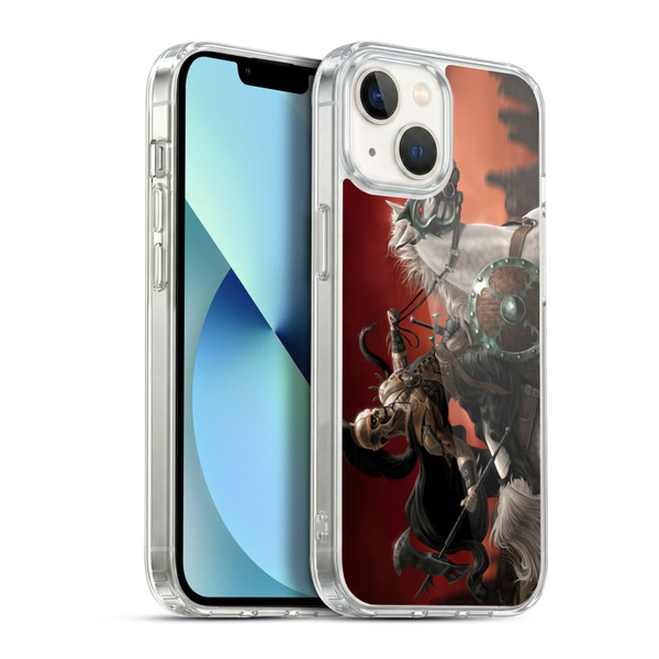 Tom Wood Fantasy Dark Rider Soft Gel Case for Apple iPhone 13