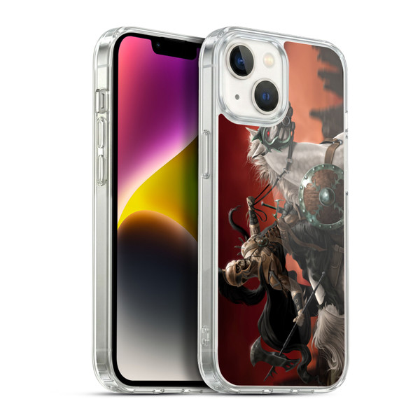 Tom Wood Fantasy Dark Rider Soft Gel Case for Apple iPhone 14