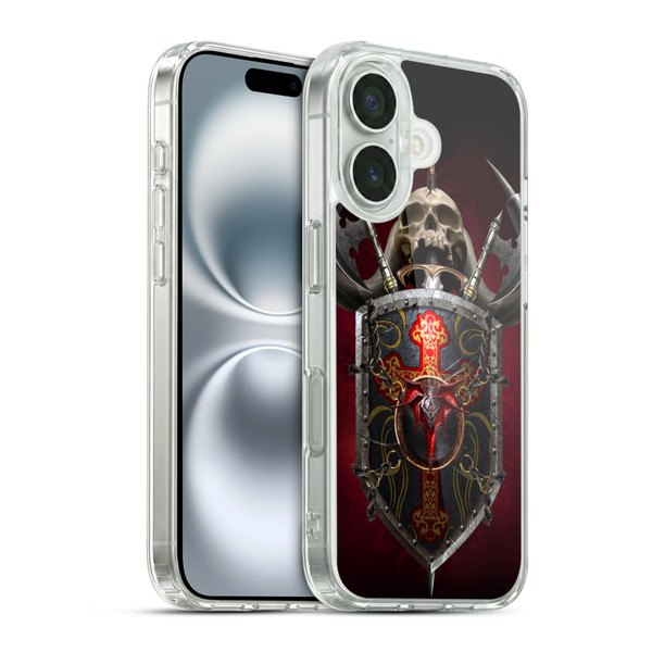 Tom Wood Fantasy Dragon Shield Soft Gel Case for Apple iPhone 16 & MagSafe