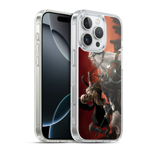 Tom Wood Fantasy Dark Rider Soft Gel Case for Apple iPhone 16 Pro & MagSafe