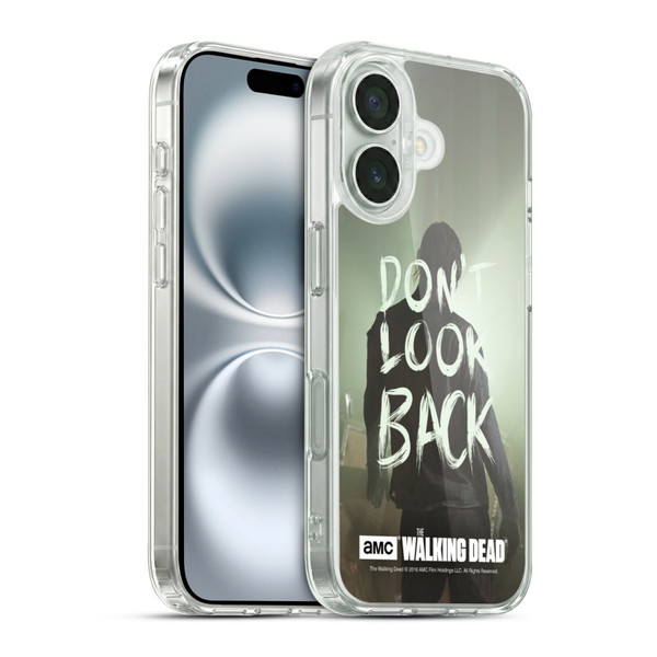 AMC The Walking Dead Quotes Dont Look Back Soft Gel Case for Apple iPhone 16 & MagSafe