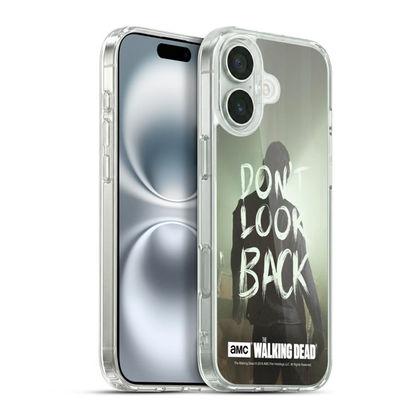 AMC The Walking Dead Quotes Dont Look Back Soft Gel Case for Apple iPhone 16 Plus & MagSafe