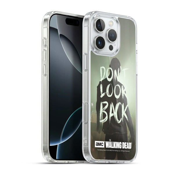 AMC The Walking Dead Quotes Dont Look Back Soft Gel Case for Apple iPhone 16 Pro Max & MagSafe