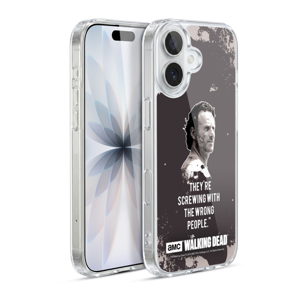 AMC The Walking Dead Quotes Rick Trap Soft Gel Case for Apple iPhone 17