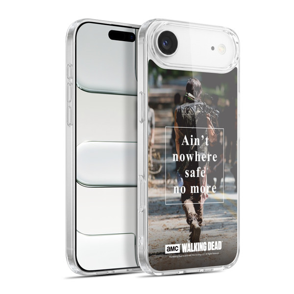 AMC The Walking Dead Quotes Daryl Nowhere Safe Soft Gel Case for Apple iPhone 17 Air
