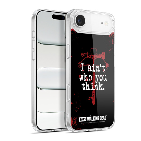 AMC The Walking Dead Quotes Daryl Think Soft Gel Case for Apple iPhone 17 Air