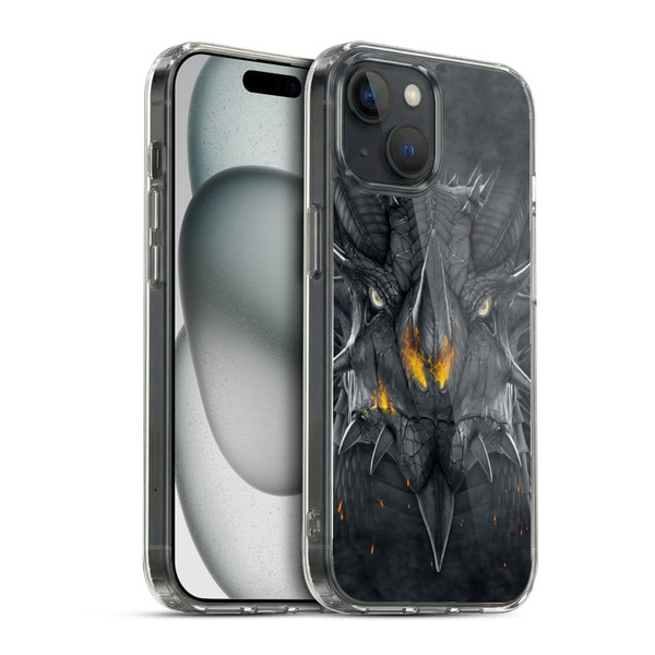 Vincent Hie Big Face Animals Dragon Soft Gel Case for Apple iPhone 15 & MagSafe