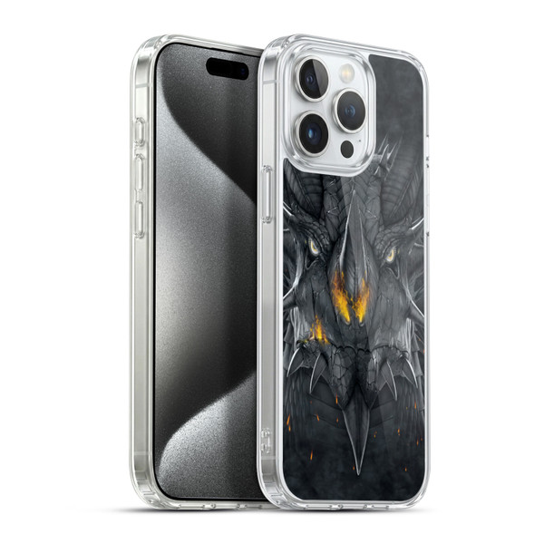 Vincent Hie Big Face Animals Dragon Soft Gel Case for Apple iPhone 15 Pro Max & MagSafe