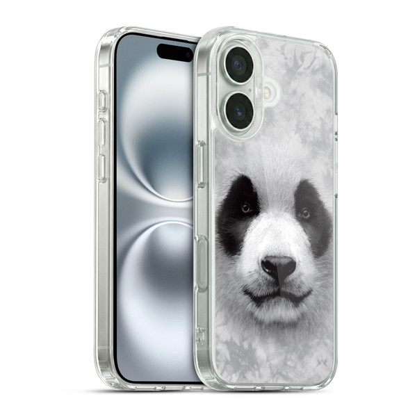 Vincent Hie Big Face Animals Panda Soft Gel Case for Apple iPhone 16 & MagSafe