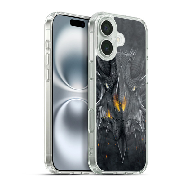 Vincent Hie Big Face Animals Dragon Soft Gel Case for Apple iPhone 16 Plus & MagSafe