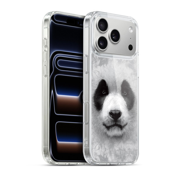 Vincent Hie Big Face Animals Panda Soft Gel Case for Apple iPhone 17 Pro Max