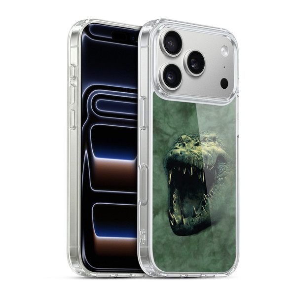 Vincent Hie Big Face Animals Alligator Soft Gel Case for Apple iPhone 17 Pro