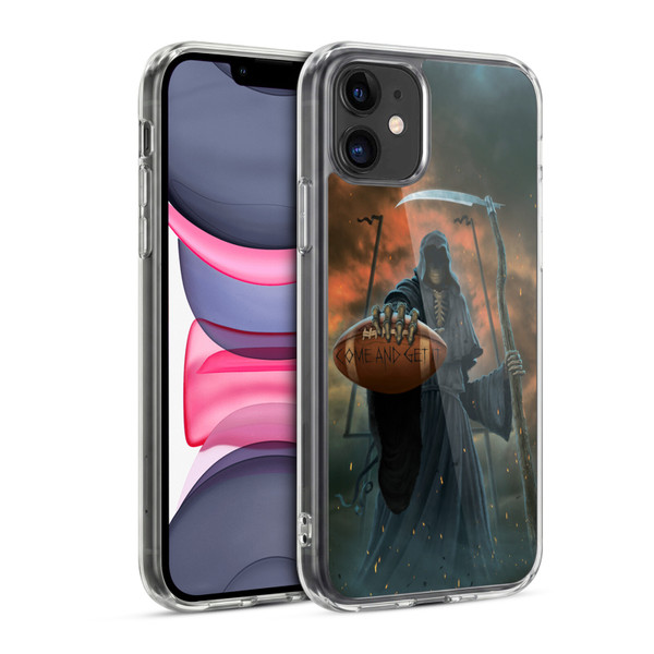 Vincent Hie Skulls Come And Get It Soft Gel Case for Apple iPhone 11