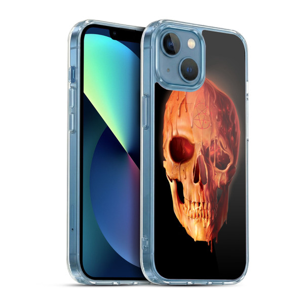 Vincent Hie Skulls Skull Soft Gel Case for Apple iPhone 13 Mini & MagSafe