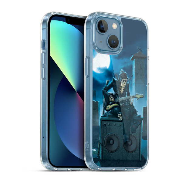 Vincent Hie Skulls Tribute Soft Gel Case for Apple iPhone 13 Mini & MagSafe