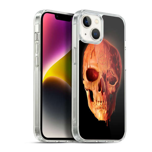 Vincent Hie Skulls Skull Soft Gel Case for Apple iPhone 14 Plus & MagSafe