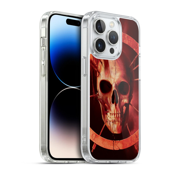 Vincent Hie Skulls Bloodring Soft Gel Case for Apple iPhone 14 Pro & MagSafe