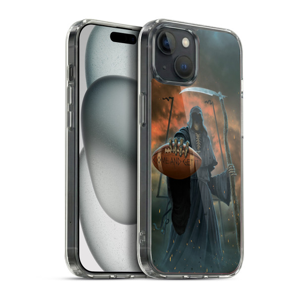 Vincent Hie Skulls Come And Get It Soft Gel Case for Apple iPhone 15 Plus & MagSafe