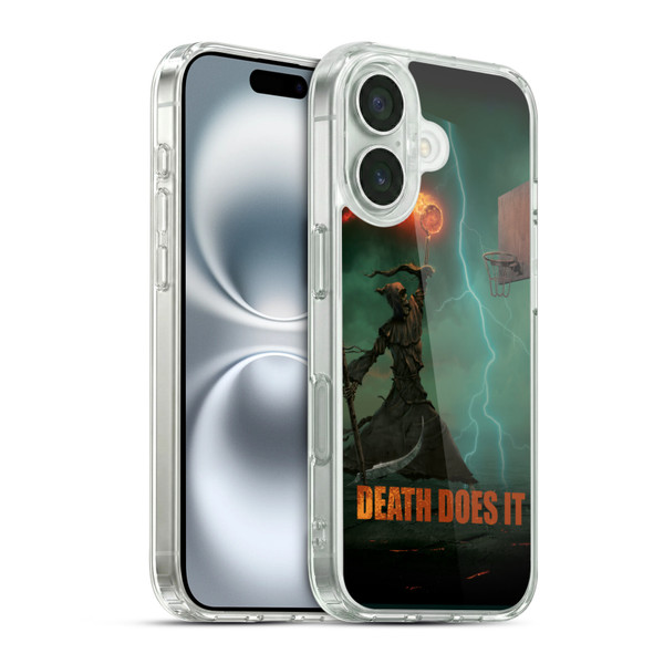 Vincent Hie Skulls Death Does It Soft Gel Case for Apple iPhone 16 & MagSafe