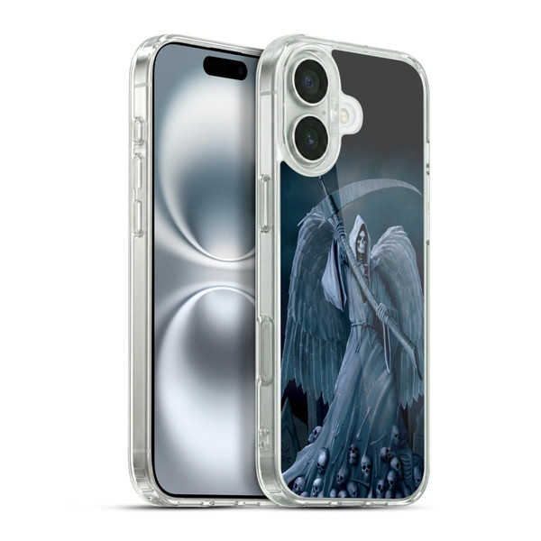 Vincent Hie Skulls Death On A Hold Soft Gel Case for Apple iPhone 16 Plus & MagSafe