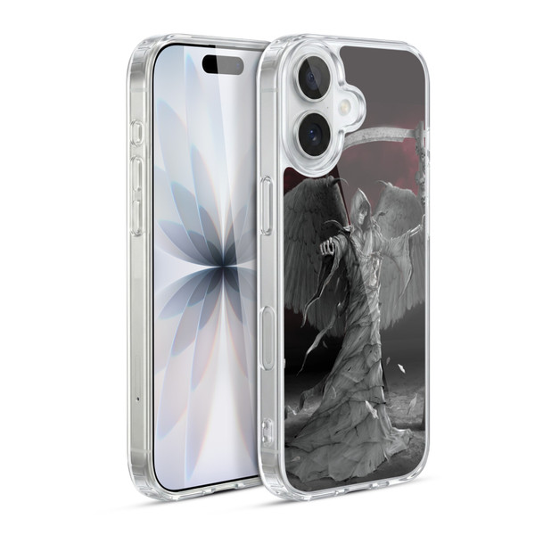 Vincent Hie Skulls Time Is Up Soft Gel Case for Apple iPhone 17