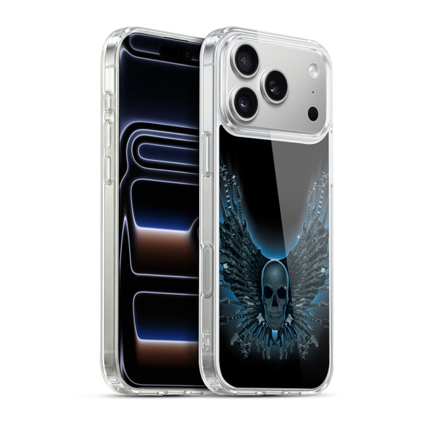 Vincent Hie Skulls Strings Soft Gel Case for Apple iPhone 17 Pro Max