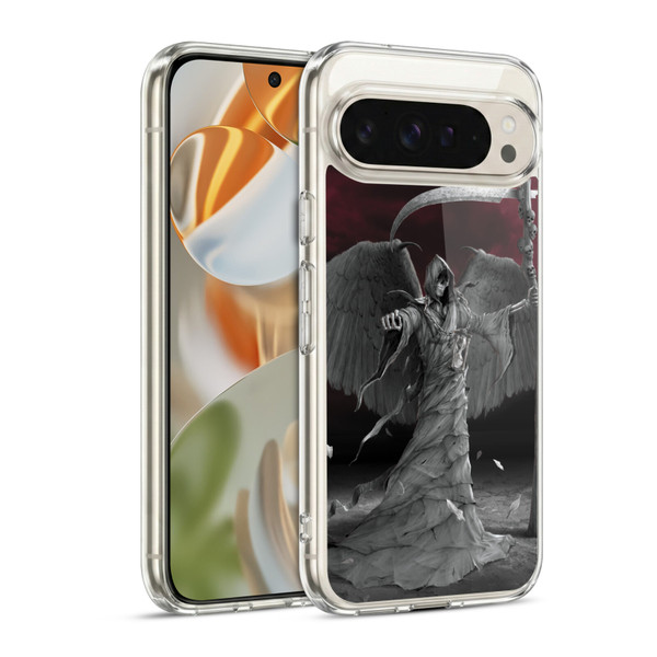 Vincent Hie Skulls Time Is Up Soft Gel Case for Google Pixel 9 / Pixel 9 Pro