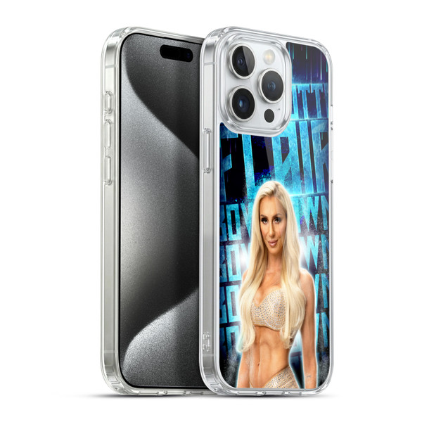 WWE Charlotte Flair Bow Down Soft Gel Case for Apple iPhone 15 Pro Max & MagSafe