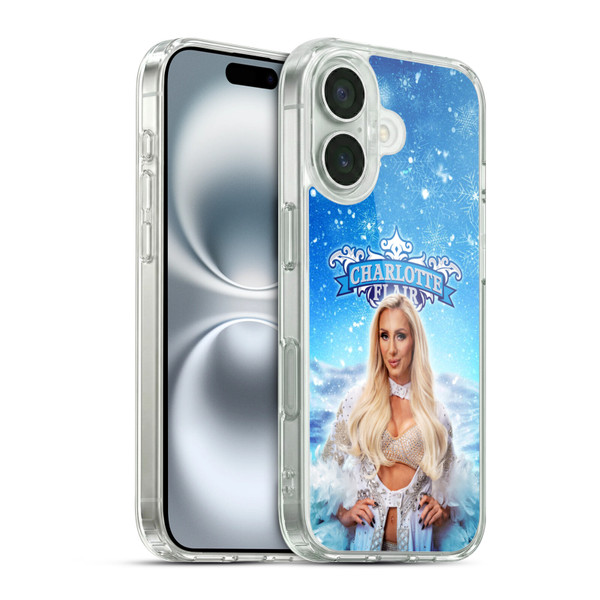 WWE Charlotte Flair The Queen Soft Gel Case for Apple iPhone 16 & MagSafe