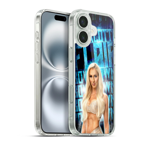 WWE Charlotte Flair Bow Down Soft Gel Case for Apple iPhone 16 Plus & MagSafe
