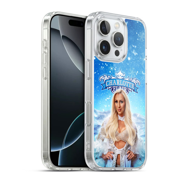 WWE Charlotte Flair The Queen Soft Gel Case for Apple iPhone 16 Pro & MagSafe