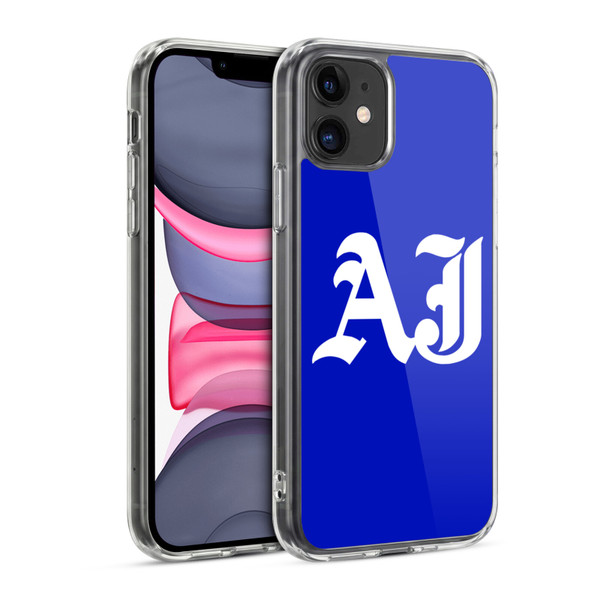 WWE Aj Styles Initials Soft Gel Case for Apple iPhone 11
