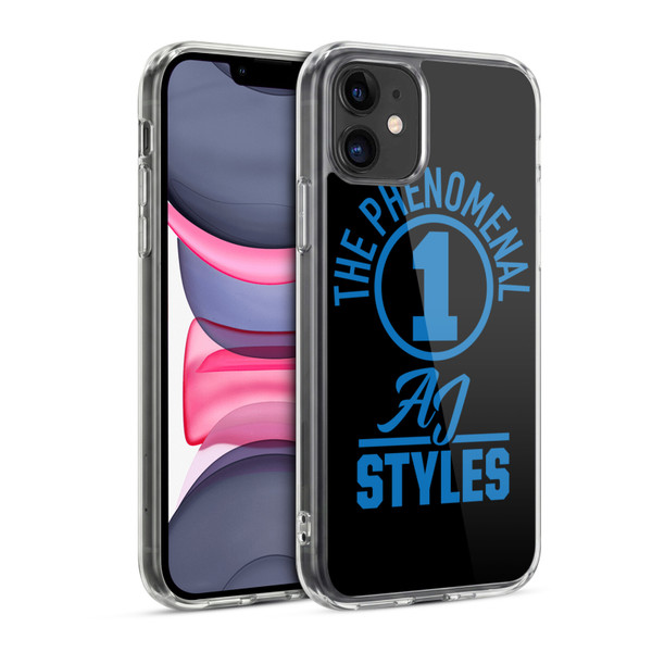 WWE Aj Styles The Phenomenal One Soft Gel Case for Apple iPhone 11