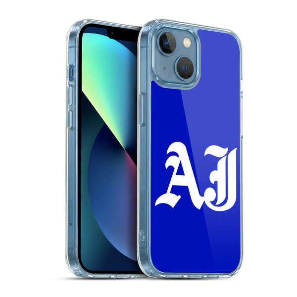 WWE Aj Styles Initials Soft Gel Case for Apple iPhone 13 Mini & MagSafe