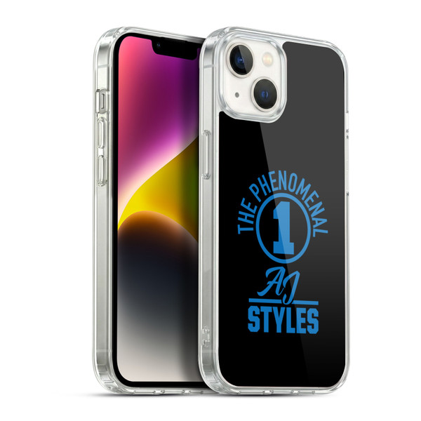 WWE Aj Styles The Phenomenal One Soft Gel Case for Apple iPhone 14 Plus & MagSafe