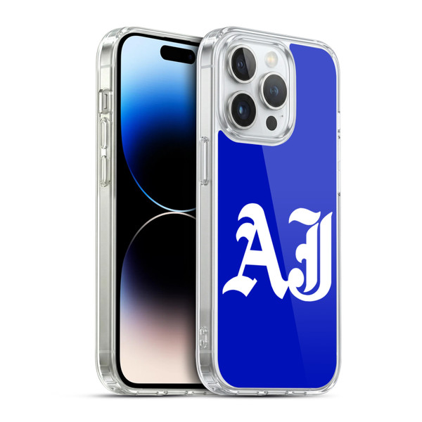 WWE Aj Styles Initials Soft Gel Case for Apple iPhone 14 Pro & MagSafe