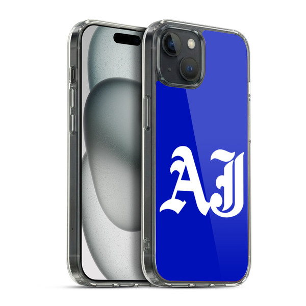 WWE Aj Styles Initials Soft Gel Case for Apple iPhone 15 Plus & MagSafe