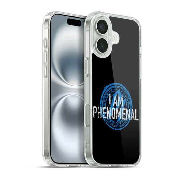 WWE Aj Styles I Am Phenomenal Soft Gel Case for Apple iPhone 16 Plus & MagSafe