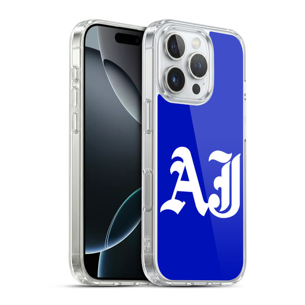 WWE Aj Styles Initials Soft Gel Case for Apple iPhone 16 Pro & MagSafe