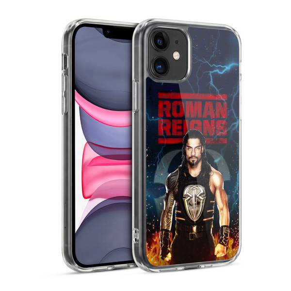 WWE 2017 Roman Reigns LED Image Soft Gel Case for Apple iPhone 11