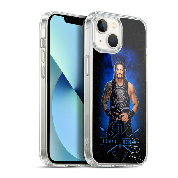 WWE 2017 Roman Reigns LED Image 2 Soft Gel Case for Apple iPhone 13